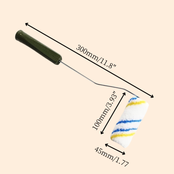 4in short hair roller brush - Image 2