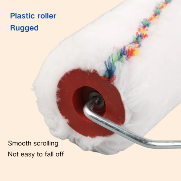 9in Synthetic fiber long hair roller brush - Image 2