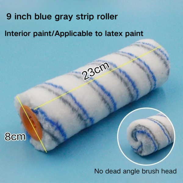 9in hot melt long hair roller brush - Image 4
