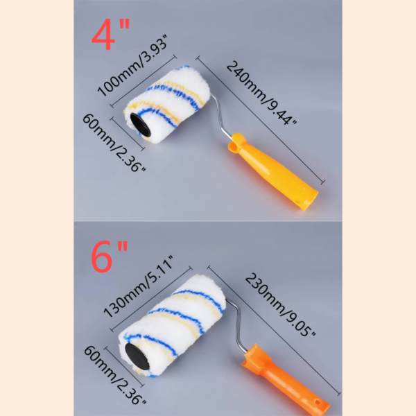 4in 6in 9in chemical fiber roller brush - Image 2