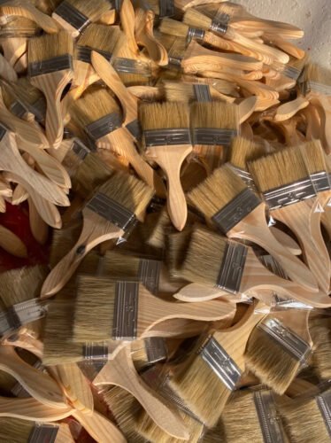 Hog Bristle Paint Brush for Walls photo review