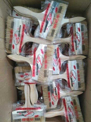 Hog Bristle Paint Brush for Walls photo review