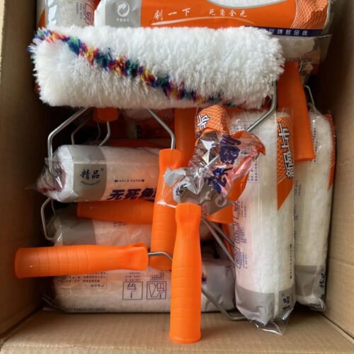 9in Synthetic fiber long hair roller brush photo review