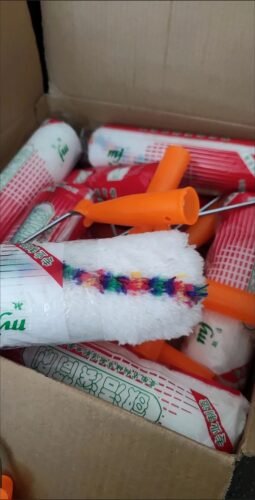 9in Synthetic fiber long hair roller brush photo review