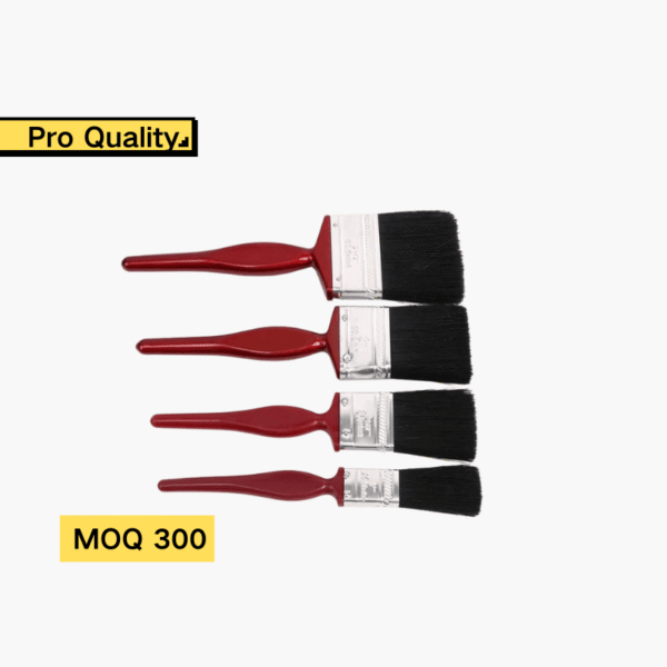 Red handle pig hair brush
